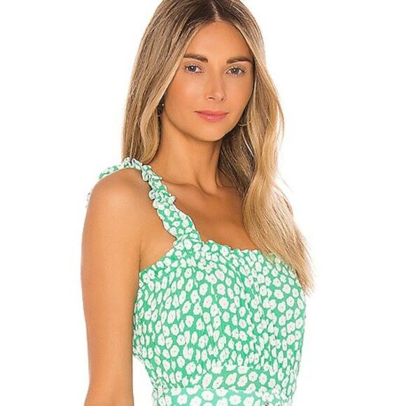 Faithfull the Brand Saint Tropez Midi Dress in Cora Floral NWT Size 4 - Picture 3 of 4